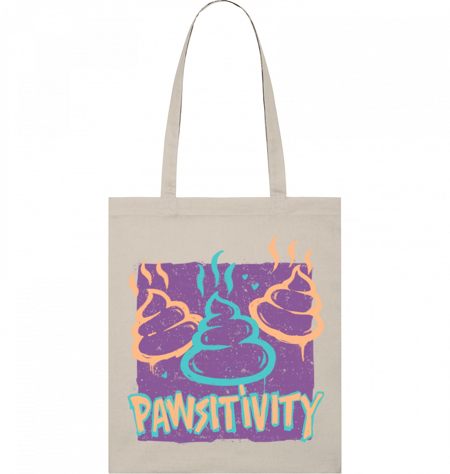 Pawsitivity - Stofftasche - Beige