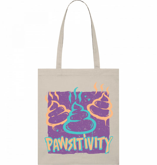 Pawsitivity - Stofftasche - Beige